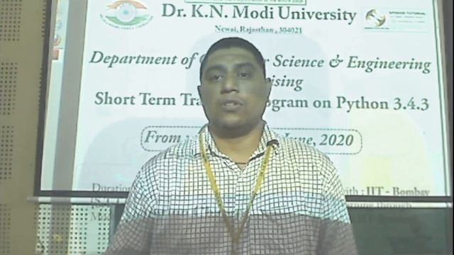 DKNMU-Short Term Training Program on Python 3.4.3 organised by Department of CSE смотреть онлайн