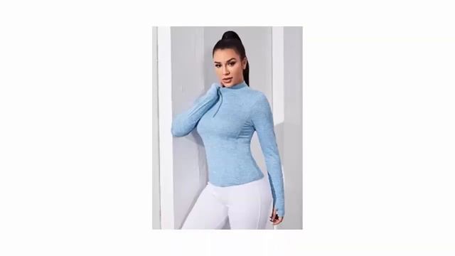 Womens active tops sports sweatshirts Shein Женские спортивные кофты в интернет магазине Шейн смотреть онлайн