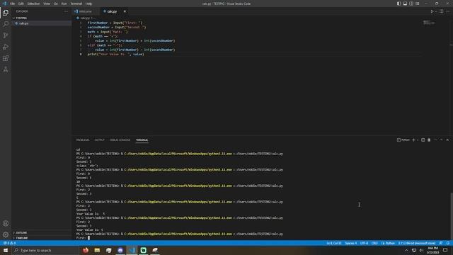 Creating a Calculator in Python | E.T.T смотреть онлайн