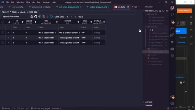 #9 PHP api with jwt || Update and Delete product api || php api with jsonwebtoken смотреть онлайн