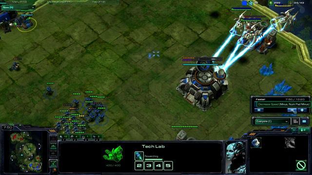 TvP - Holding Off Void Ray Rush - Barely... смотреть онлайн