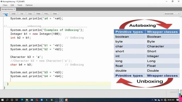 P7 - Autoboxing and Unboxing in Java | Autoboxing java example | Chap 2 Library Classes смотреть онлайн