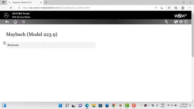 Introduce WIS ASRA STANDALONE 07 2021  MERCEDES BENZ