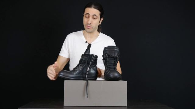 RARE Triple Black Rick Owens Geobasket Review!