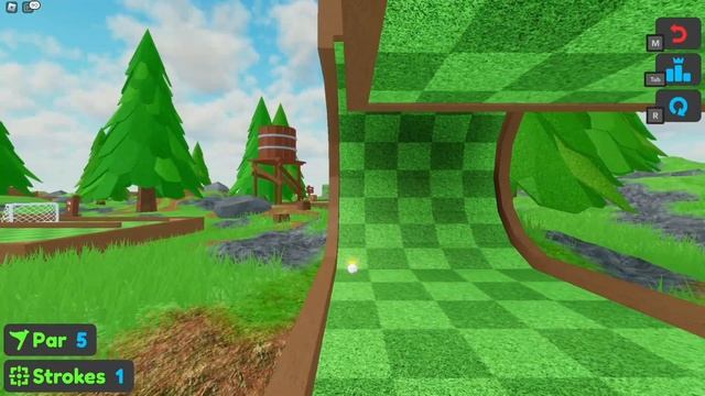 Super Golf: How to Get Good Score on Forest HOCKEY Gamemode - Tutorial смотреть онлайн