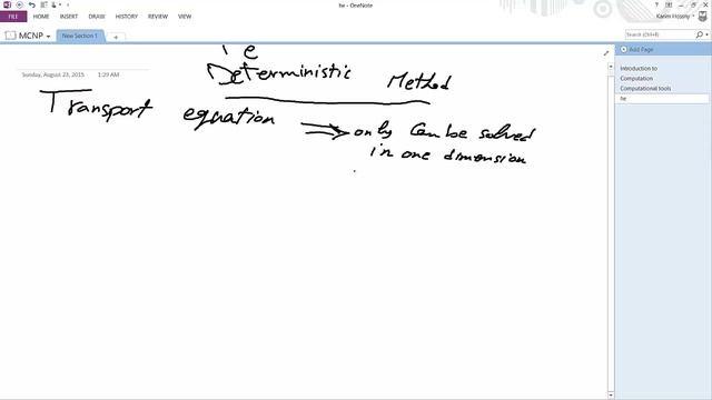 MCNP 01 | Introduction to Probabilistic and Deterministic Methods смотреть онлайн