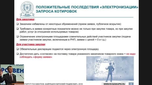 Запрос котировок в электронной форме по Закону № 44-ФЗ смотреть онлайн