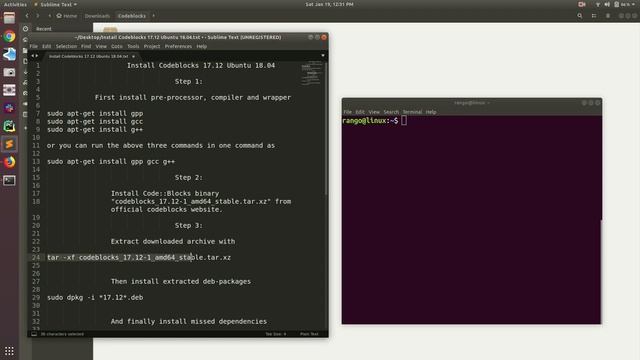 Install CodeBlocks 17.12 IDE on Ubuntu 20.04, 18.04 | Linux Mint 19.1 Tessa | 2020 смотреть онлайн