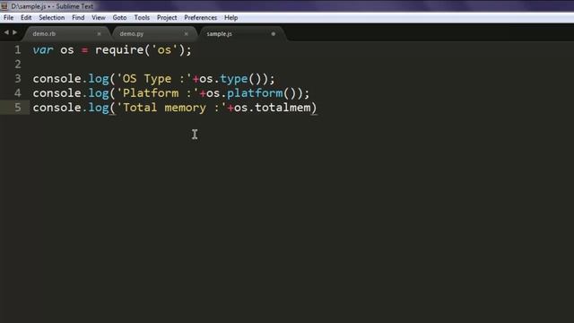 NodeJS Get System Information смотреть онлайн