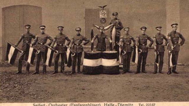 Altdeutscher Fanfarenmarsch Von Carl Ferdinand Apitius Sen. (1834-1913)