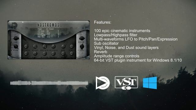 Nostromos v2 64-bit VST plugin instrument for Windows смотреть онлайн