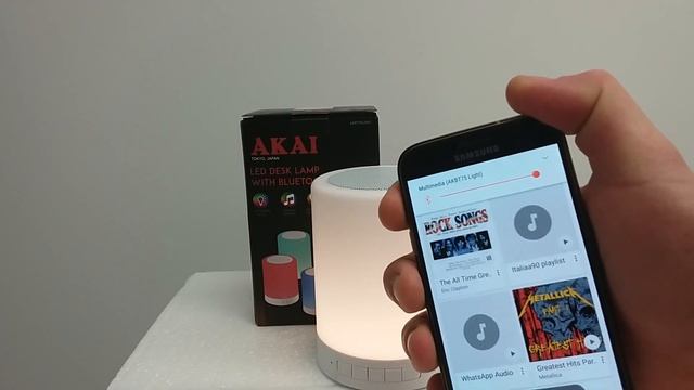 Speaker Bluetooth LED AKAI AKBT75 Light смотреть онлайн