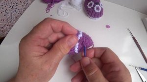 Пинетки с цветочками. Часть 3