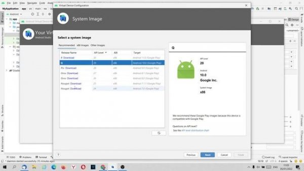 003 Добавление Android virtual device в ANDROID STUDIO.