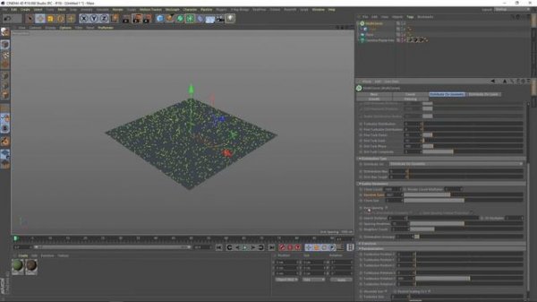 Cinema 4D - How to Use Forester: Multicloner Scatter Parameter