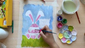 Рисуем открытку к Пасхе