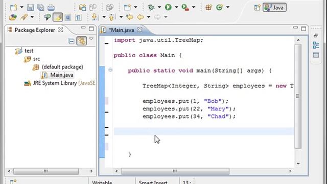 Java 26 - TreeMap смотреть онлайн