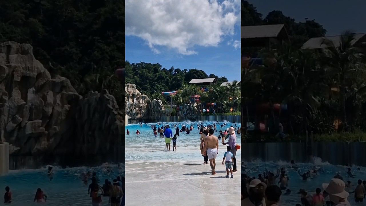 Цунами в аквапарке Пхукета#жизньвовремяпутешествий #песковыпутешествуют #пхукет2023 смотреть онлайн