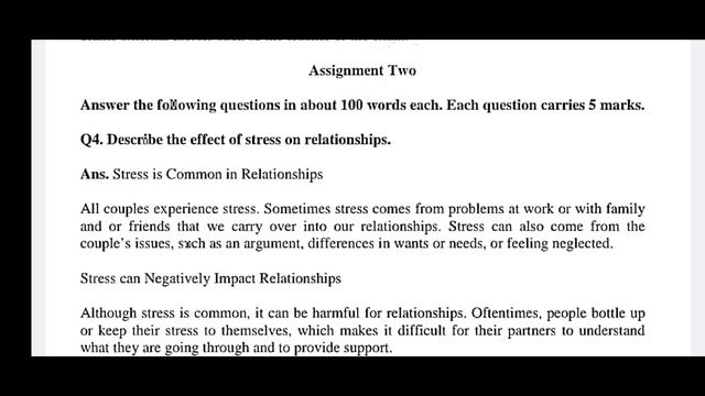 BPCS 186 solved assignment Pdf ignou ! managing stress ! смотреть онлайн