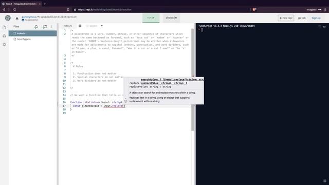 A Palindrome Checker in TypeScript смотреть онлайн