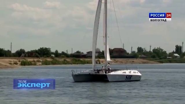 Отдых на Волге, яхта Sir. Волгоград и Волжский смотреть онлайн
