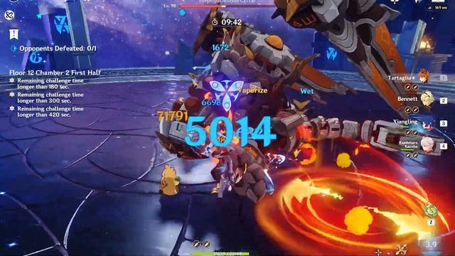 Who is BEST 5 Star ? For 3.6 Abyss Floor 12-2-1 [ Genshin Impact ] смотреть онлайн