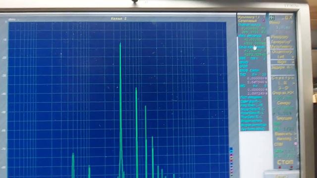 Тест однотактного лампового усилителя с помощью компьютерного измерительного комплекса Шмелева.