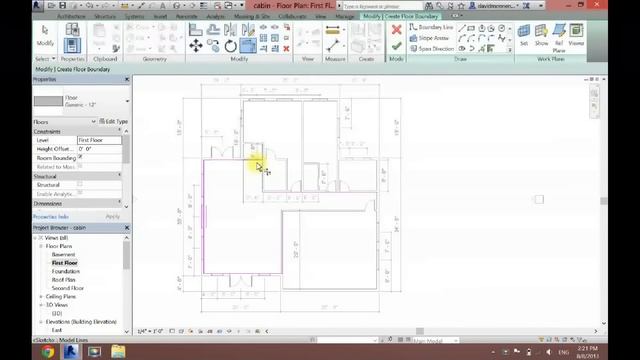 How to put floors in Revit Architecture смотреть онлайн