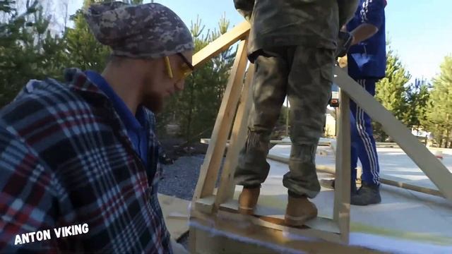 А фрейм!!!! Строим уже дольше 6 дней. смотреть онлайн