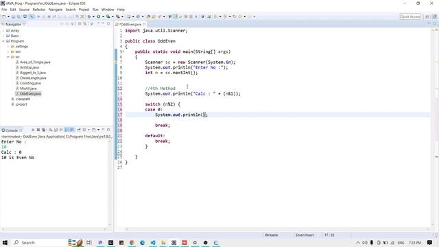 Program to Check for Even or Odd Number in Java using Multiple Method смотреть онлайн