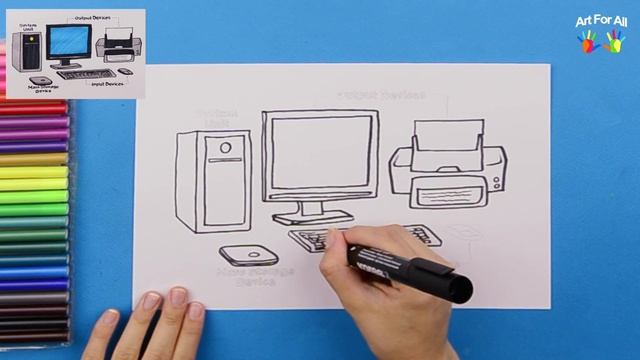 How to draw a Computer System смотреть онлайн