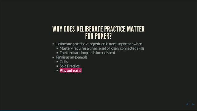 Deliberate Practice in Poker смотреть онлайн