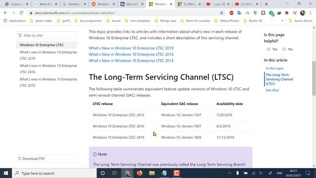 Windows 10 Enterprise LTSC 2019 أفضل نسخة ويندوز смотреть онлайн