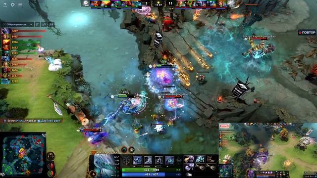 [RU] Invictus Gaming - Team Secret - Dota 2 The International 2021 - Main Event Day 3 - Game 1 смотреть онлайн