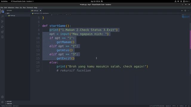 Ngabring | Coding Challenge 30 Days | #01 Game Tamagochi pake Python смотреть онлайн