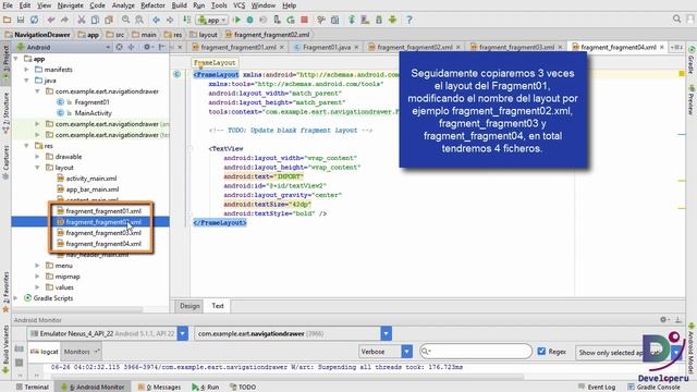 Menú Lateral en Android Studio (Navigation Drawer) смотреть онлайн