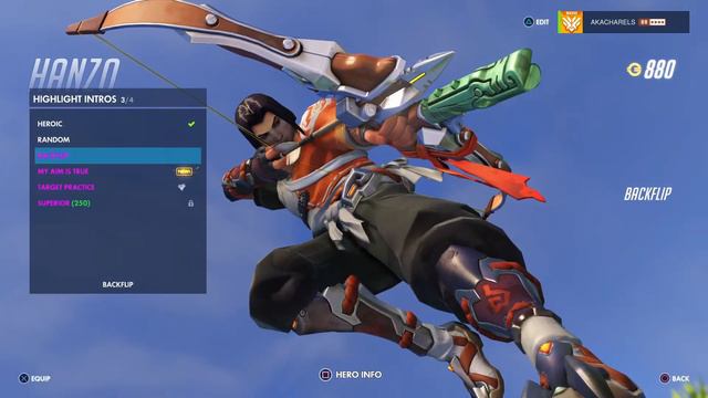 Overwatch: Hanzo Young Hanzo Skin All Emotes, Poses, Intros & Weapons + First Person (Epic) смотреть онлайн