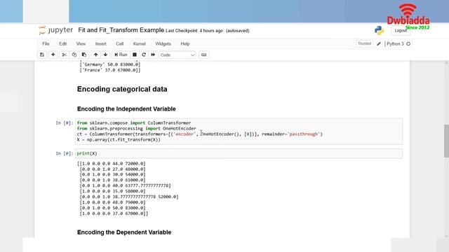 What is the difference between transform and fit transform in sklearn | Scikit scenarios videos смотреть онлайн