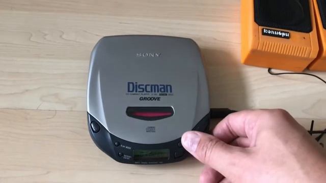 Sony Discman D-181 Groove cd compact player vintage walkman смотреть онлайн