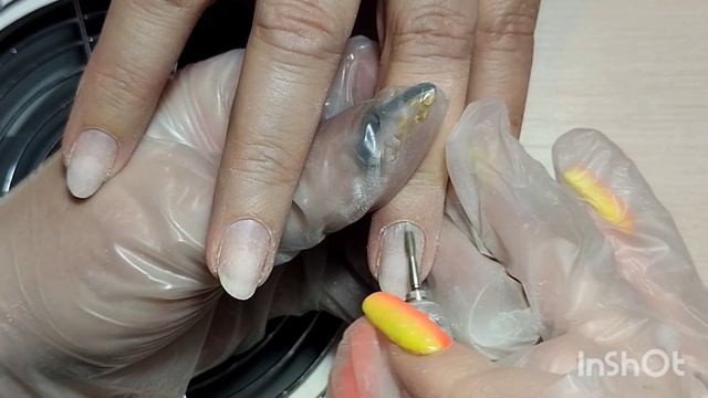 ногти трамплины 3 месяца носки без отслоек #shorts#nails