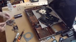 Разбор и чистка ноутбука Asus K95V