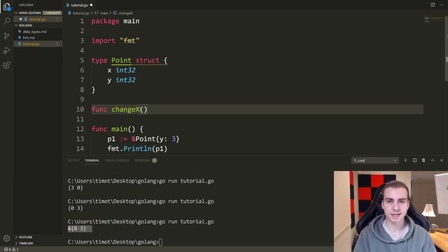 Golang Tutorial #20 - Structs and Custom Types смотреть онлайн