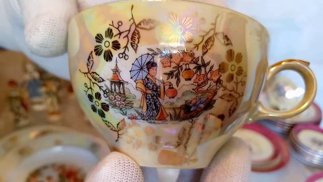 Барахолка на диване.Сервизы Гейша Мадонна ГДР.Статуэтки Гревенталь ГДР. смотреть онлайн