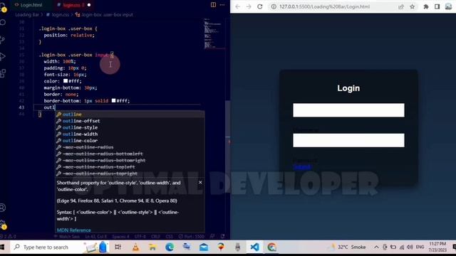 Login Form with floating placeholder and light button || HTML and CSS Only #css #coding #online смотреть онлайн