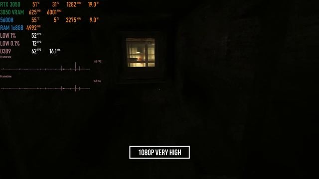 Outlast | RTX 3050 M 75W | 5600H | 1x8GB | Gameplay Multiple Settings смотреть онлайн