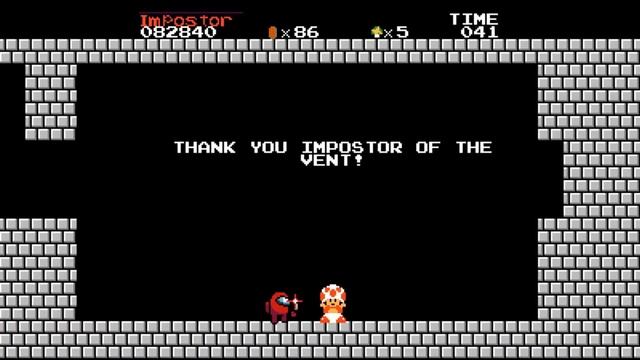 Impostor in Super Mario Bros. 1 NES (Sonic Boll 1.9.3). ᴴᴰ смотреть онлайн