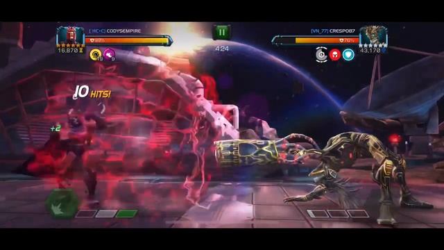 MCOC Season 34 War 11 - HC•C vs VN_77 - Ibom for Node 20 ManThing! смотреть онлайн