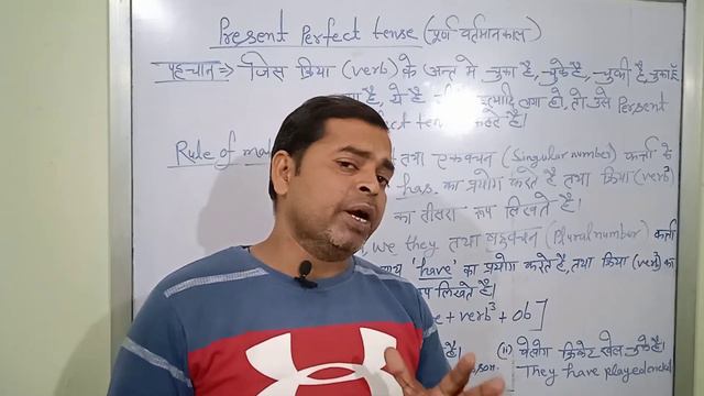 Present Perfect Tense (Affirmative sentence structure ) :Has/ Have+V3 смотреть онлайн