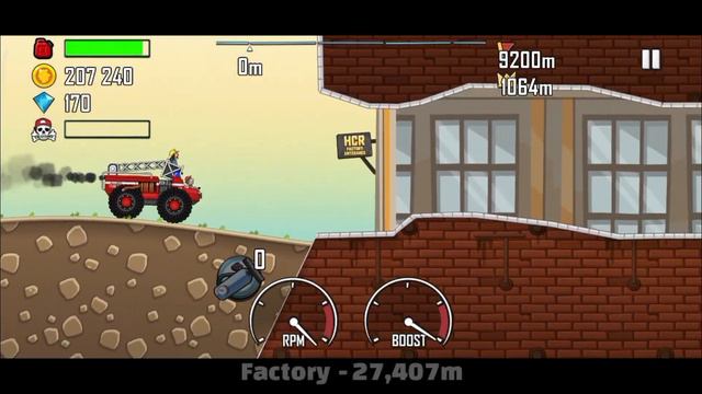 Hill Climb Racing : Ranking Each Stages By Longest Distance Record смотреть онлайн