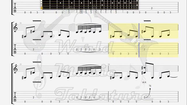 Down Hail The Leaf GUITAR 1 TAB смотреть онлайн
